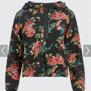 Alice + Olivia Quinlan Floral Terry Hoodie XS